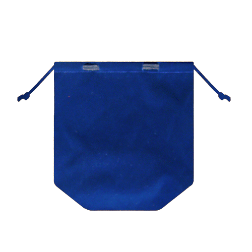 Round Gusset Velvet Bags