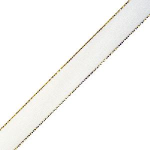 Sheer Ivory with Gold Edge