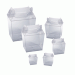 Clear PET Box with Gabled Handle - 144 pc/ case