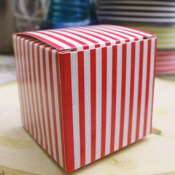 Striped Paper Mini Box