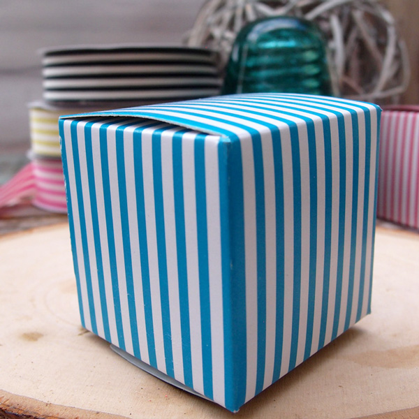 Striped Paper Mini Box