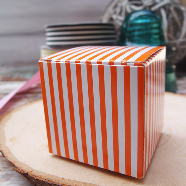 Striped Paper Mini Box