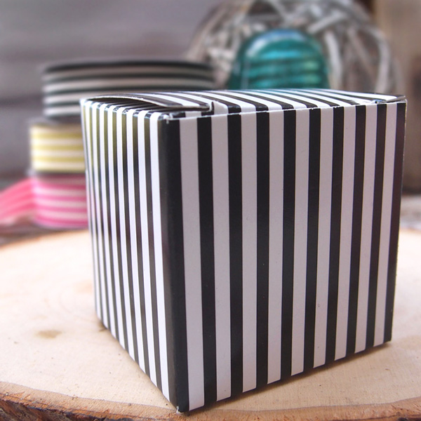 Striped Paper Mini Box