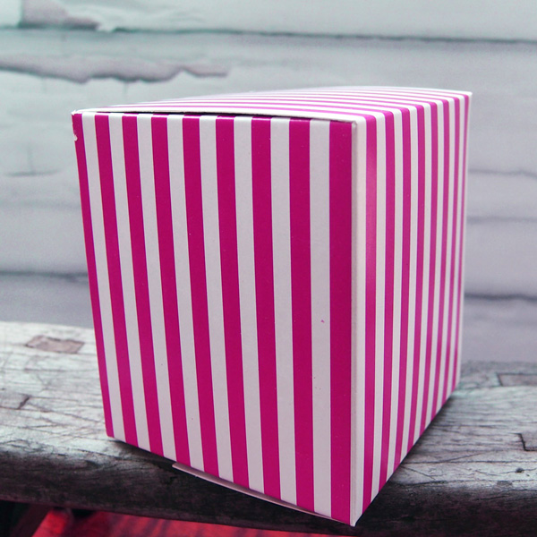 Striped Paper Box