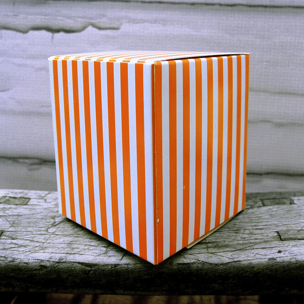 Striped Paper Box