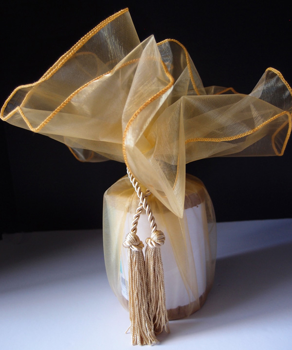 Sheer Wrapper w/ Tassel