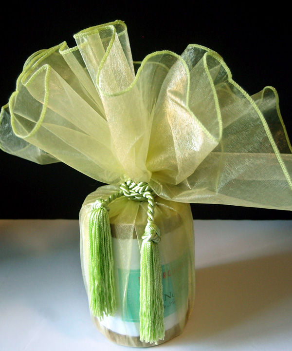 Sheer Wrapper w/ Tassel