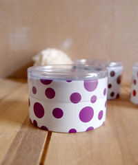 Polka Dot Cylinder Boxes - Inner cases: 144pcs Master cases: 432pcs