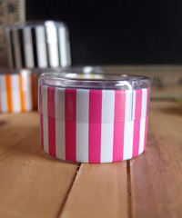 Cylinder Striped Favor Box - Inner cases: 144pcs Master cases: 432pcs