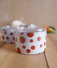 Polka Dot Cylinder Boxes - Inner cases: 144pcs Master cases: 432pcs