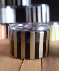 Cylinder Striped Favor Box - Inner cases: 144pcs Master cases: 432pcs