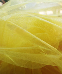 Yellow Two-tone Organza Sheet