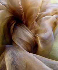 Brown Two-tone Organza Sheet