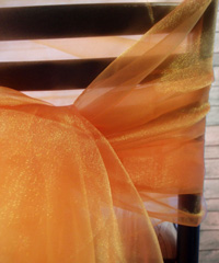 Tangerine Two-tone Organza Sheet