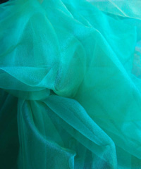 Caribbean Green Two-tone Organza Sheet