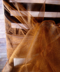 Copper Two-tone Organza Sheet