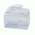 Clear Circle Clasp Mini Favor Box