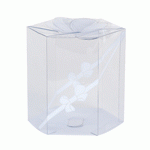 Clear Tall Mini Hexagonal Favor Box