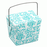 Damask PET Take Out Boxes - 72pcs/case