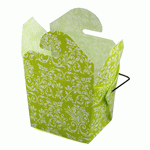 Damask PET Take Out Boxes - 72pcs/case