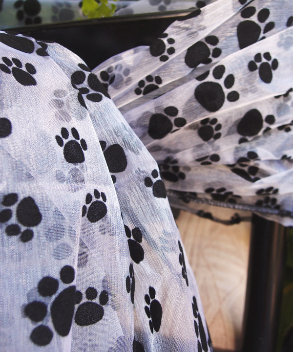 Paw Print Sheet - Sold Individually.