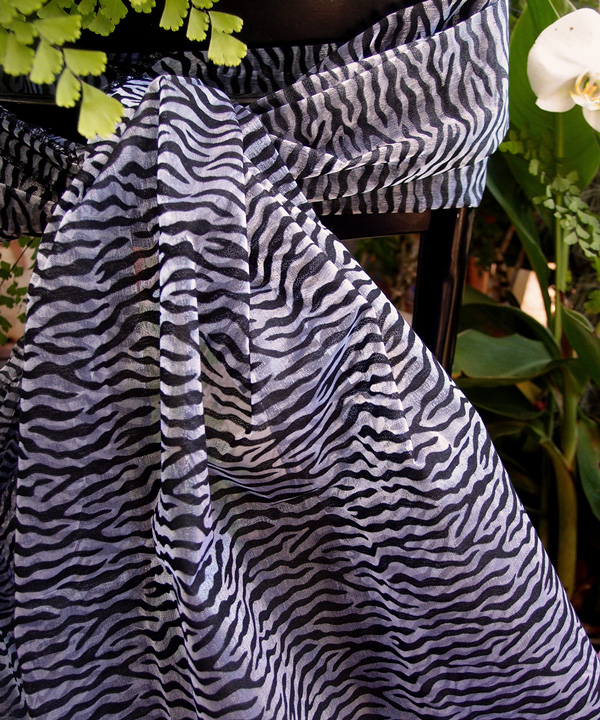 Zebra Print Sheet - Sold Individually.