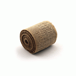 Natural Jute Burlap Ribbon 4" - 4" x 10Y Individually packed. 3 pcs minimum.