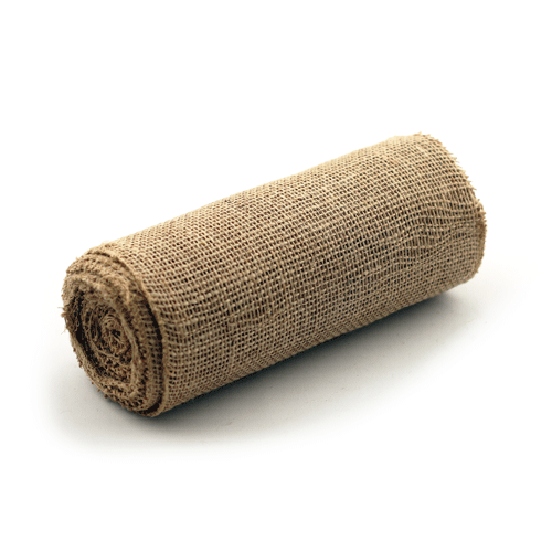 Natural Jute Burlap Ribbon 9" - 9" x 10Y Individually packed. 3 pcs minimum.