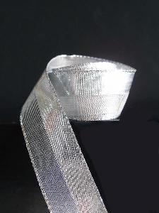 Metallic Satin and Sheer Wired Ribbon