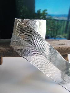 Metallic Satin and Sheer Wired Ribbon