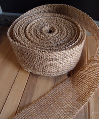 Natural Burlap Jute Ribbon 2"