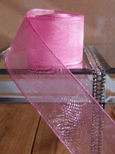 Azalea Sheer Ribbon with Wired Edge