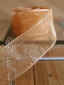 Dijon Sheer Ribbon with Wired Edge