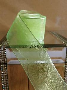 Neon Sheer Ribbon with Wired Edge