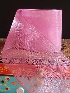 Azalea Sheer Ribbon with Wired Edge