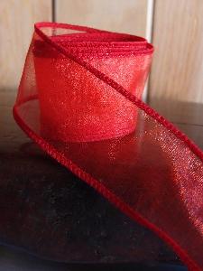 Red Organza Ribbon