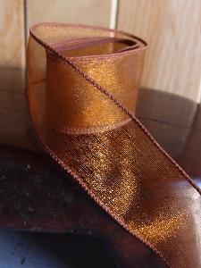 Copper Organza Ribbon