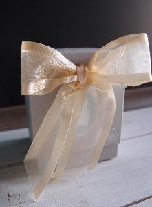 Antique Gold Organza Pre-Tied Bows