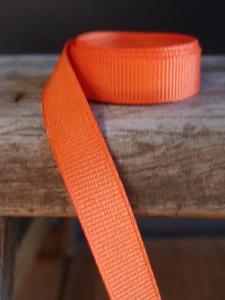 Orange Grosgrain Ribbon 3/8"