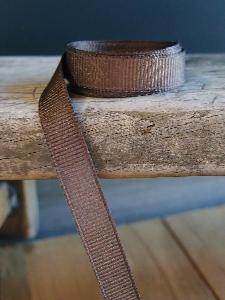 Dark Brown Grosgrain Ribbon 3/8"