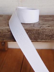 White Grosgrain Ribbon 5/8"