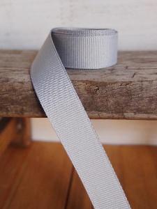 Silver Grosgrain Ribbon 5/8"