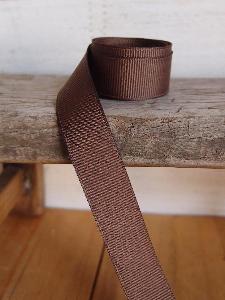 Dark Brown Grosgrain Ribbon 5/8"