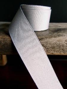 Silver Grosgrain Ribbon 7/8"