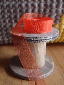 Autumn Sheer Ribbon with Monofilament Edge