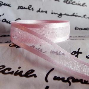 Pink Sheer with Satin Monofilament Edge