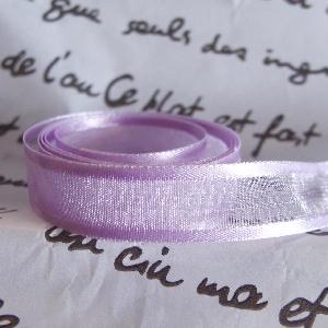 Lavender Sheer with Satin Monofilament Edge