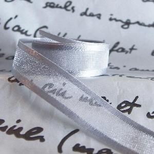 Silver Sheer with Satin Monofilament Edge