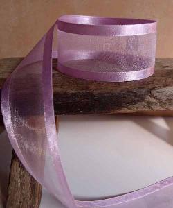 Lavender Sheer with Satin Monofilament Edge