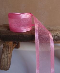 Azalea Sheer with Satin Monofilament Edge